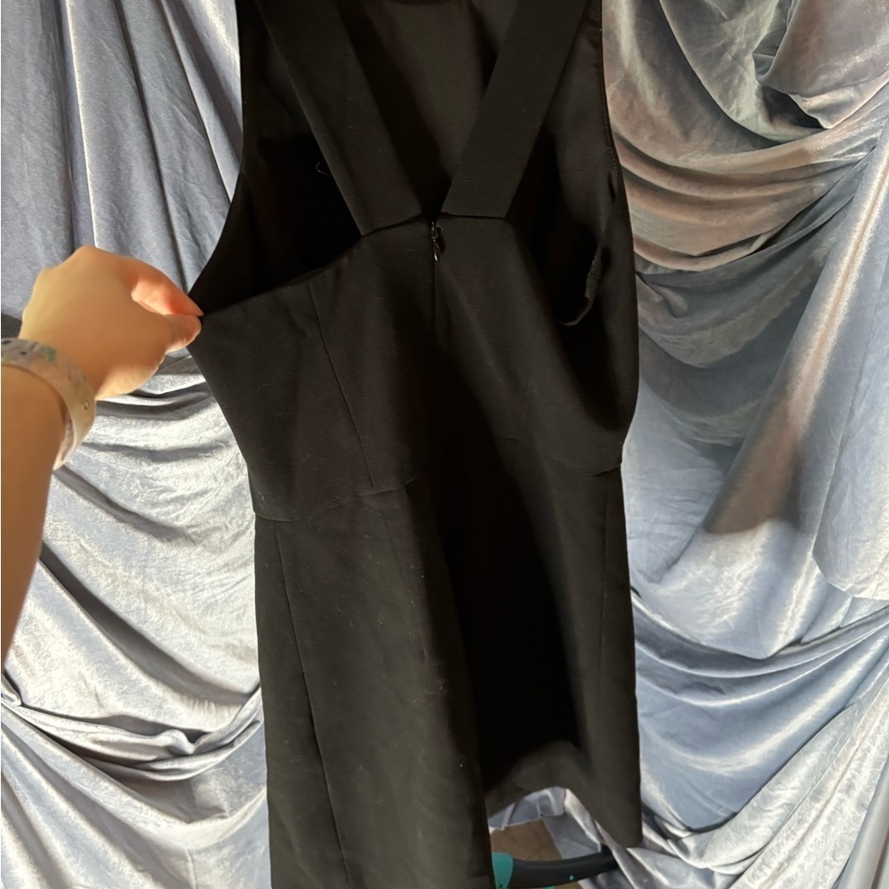 French connection black mini dress size 4 - Picture 3 of 6